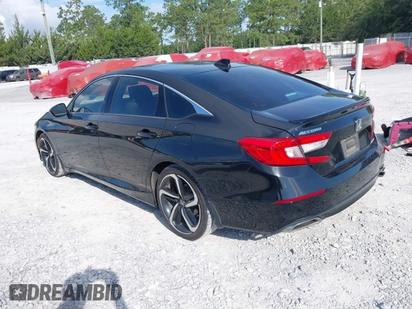 2020 Honda Accord Sport with VIN 1HGCV1F3XLA079053, listed as a IAAI auction lot 42496239 with 113,792 mi miles and . Bid and sale history available at DreamBid. Image 3.