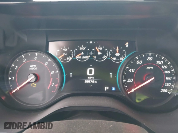 2018 Chevrolet Camaro ZL1 with VIN 1G1FK1R6XJ0122327, listed as a IAAI auction lot 41539334 with 26,178 mi miles and . Bid and sale history available at DreamBid. Image 15.