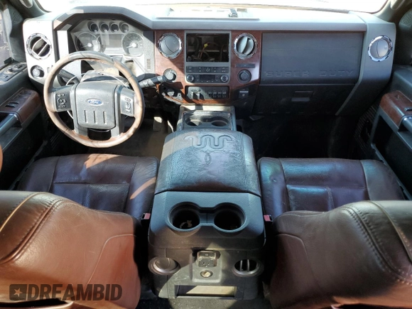 2012 Ford F-350 XL with VIN 1FT8W3DT1CEA04010, listed as a Copart auction lot 46789155 with Not Provided miles and Salvage Title. Bid and sale history available at DreamBid. Image 8.