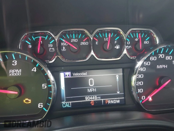 2016 Chevrolet Silverado 1500 LT with VIN 1GCVKREH3GZ233606, listed as a IAAI auction lot 42111728 with 90,449 mi miles and . Bid and sale history available at DreamBid. Image 7.