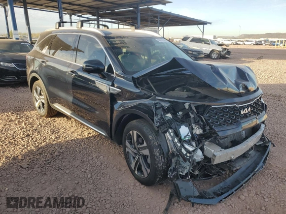 2023 Kia Sorento SX Prestige with VIN KNDRMDLH1P5205778, listed as a Copart auction lot 44644595 with 33,160 mi miles and Salvage title. Bid and sale history available at DreamBid. Image 4.