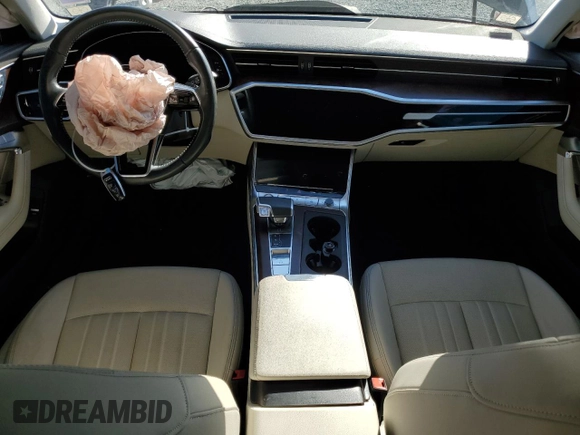 2020 Audi A6 Premium Plus with VIN WAUE8AF2XLN055248, listed as a Copart auction lot 43851555 with 0 mi miles and Salvage Title. Bid and sale history available at carsss.com. Image 8.