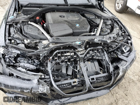 2023 BMW 4 Series 430i xDrive with VIN WBA73AV02PFN92266, listed as a Copart auction lot 57721715 with Not provided miles and Salvage title. Bid and sale history available at DreamBid. Image 11.