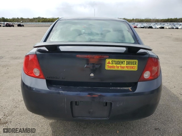 2006 Chevrolet Cobalt LT with VIN 1G1AL55FX67753307, listed as a Copart auction lot 50610235 with 0 mi miles and Salvage Title. Bid and sale history available at carsss.com. Image 6.