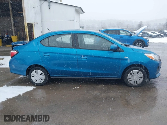 2021 Mitsubishi Mirage G4 ES with VIN ML32FUFJ5MHF03308, listed as a IAAI auction lot 41238934 with 43,507 mi miles. Bid and sale history available at carsss.com. Image 13.