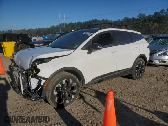 2023 Kia Sportage X-Line with VIN 5XYK6CAF3PG133531, listed as a Copart auction lot 50022355 with 25,975 mi miles and Salvage Title. Bid and sale history available at carsss.com. Image 1.