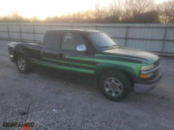 1999 Chevrolet Silverado 1500 LT with VIN 2GCEK19T7X1228966, listed as a Copart auction lot 85702274 with 296,263 mi miles and Salvage Title. Bid and sale history available at carsss.com. Image 4.