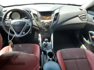 2014 Hyundai Veloster Turbo with VIN KMHTC6AE4EU199468, listed as a Copart auction lot 65734414 with 156,354 mi miles and Salvage Title. Bid and sale history available at carsss.com. Image 8.
