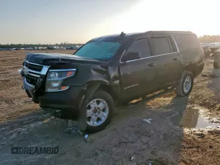 2020 Chevrolet Suburban LT z VIN 1GNSKHKC9LR102624, wystawiony jako Copart lot #58970995 z przebiegiem 76 132 mil mil oraz Szkoda całkowita • Salvage title. Historia ofert i sprzedaży dostępna na DreamBid. Obrazek 1.
