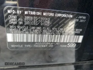 2017 Mitsubishi Lancer ES with VIN JA32U2FU5HU011761, listed as a Copart auction lot 80429054 with 82,601 mi miles and Salvage Title. Bid and sale history available at DreamBid. Image 14.