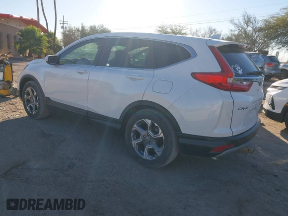 2019 Honda CR-V EX with VIN 5J6RW1H55KA037015, listed as a IAAI auction lot 41034642 with 38,534 mi miles and . Bid and sale history available at DreamBid. Image 3.