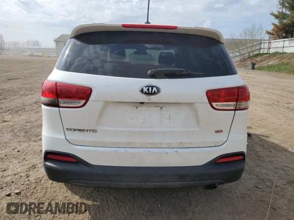 2016 Kia Sorento LX with VIN 5XYPG4A38GG121504, listed as a Copart auction lot 54166175 with 181,509 mi miles and Clean Title. Bid and sale history available at carsss.com. Image 6.
