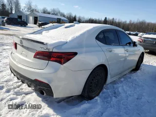 2019 Acura TLX w/A-Spec Pkg with VIN 19UUB1F65KA800563, listed as a Copart auction lot 85229764 with 0 mi miles and Clean Title. Bid and sale history available at carsss.com. Image 3.