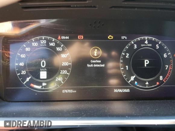2022 Land Rover Range Rover Sport HST with VIN SALWS2RU8NA209423, listed as a Copart auction lot 63088975 with 76,703 mi miles and Clean title. Bid and sale history available at DreamBid. Image 9.