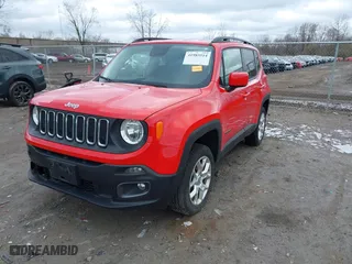 2016 Jeep Renegade Latitude with VIN ZACCJBBT8GPE37813, listed as a IAAI auction lot 41983514 with 83,224 mi miles. Bid and sale history available at carsss.com. Image 2.
