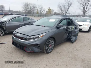 2023 Kia Forte GT with VIN 3KPF44AC5PE681756, listed as a IAAI auction lot 41456445 with 24,843 mi miles and . Bid and sale history available at carsss.com. Image 17.