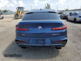 2019 BMW X4 M40i with VIN 5UXUJ5C57KLJ62744, listed as a Copart auction lot 43628303 with 31,448 mi miles. Bid and sale history available at carsss.com. Image 6.