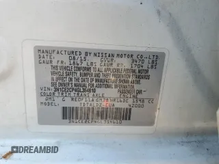 2016 Nissan Note S with VIN 3N1CE2CP4GL354610, listed as a Copart auction lot 56890815 with 98,933 mi miles and Salvage title. Bid and sale history available at DreamBid. Image 12.