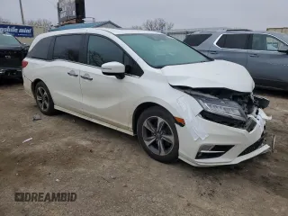 2019 Honda Odyssey Touring with VIN 5FNRL6H80KB062238, listed as a Copart auction lot 42934465 with 87,113 mi miles and Salvage Title. Bid and sale history available at carsss.com. Image 4.