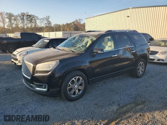 2016 GMC Acadia SLT with VIN 1GKKRSKD0GJ107522, listed as a Copart auction lot 76580054 with 105,414 mi miles and Salvage Title. Bid and sale history available at carsss.com. Image 1.