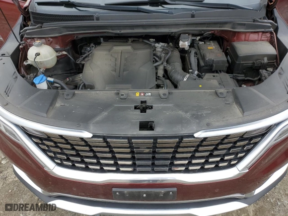 2022 Kia Carnival SX with VIN KNDNE5H38N6082731, listed as a Copart auction lot 85061144 with 52,334 mi miles and Salvage Title. Bid and sale history available at carsss.com. Image 12.