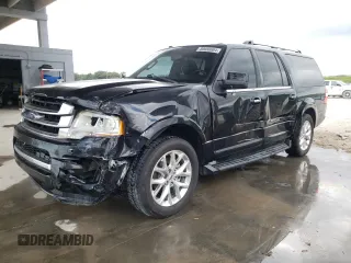 2016 Ford Expedition Max Limited с VIN 1FMJK1KT7GEF32012, выставлен на аукционе Copart как лот 80688684 с пробегом 69 845 миль миль и Списание • Salvage title. История ставок и продаж доступна на DreamBid. Изображение 1.