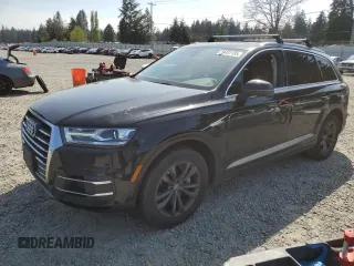 2017 Audi Q7 Premium with VIN WA1AAAF76HD000644, listed as a Copart auction lot 54451185 with 85,879 mi miles and Salvage title. Bid and sale history available at DreamBid. Image 1.