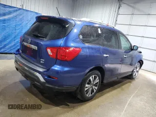 2017 Nissan Pathfinder SV with VIN 5N1DR2MM9HC902958, listed as a Copart auction lot 53950335 with 157,553 mi miles and Salvage title. Bid and sale history available at DreamBid. Image 3.