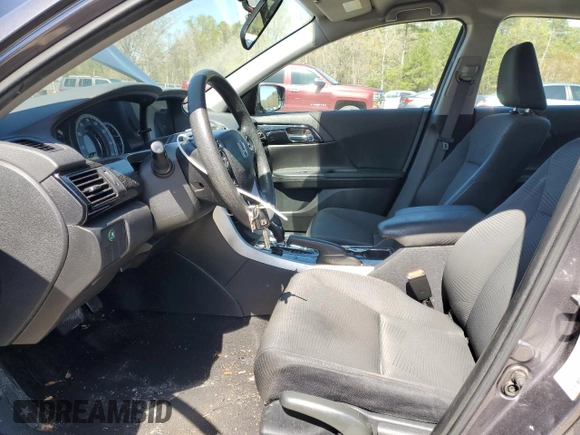 2016 Honda Accord Sedan LX with VIN 1HGCR2F31GA158675, listed as a Copart auction lot 52211745 with 137,783 mi miles and Salvage Title. Bid and sale history available at carsss.com. Image 7.