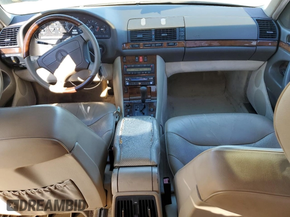 1996 Mercedes-Benz S with VIN WDBGA43E9TA311921, listed as a Copart auction lot 88758965 with 141,035 mi miles and Salvage Title. Bid and sale history available at DreamBid. Image 8.