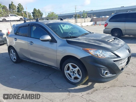 2010 Mazda 3 with VIN JM1BL1H41A1253868, listed as a IAAI auction lot 41993182 with 124,120 mi miles. Bid and sale history available at carsss.com. Image 1.