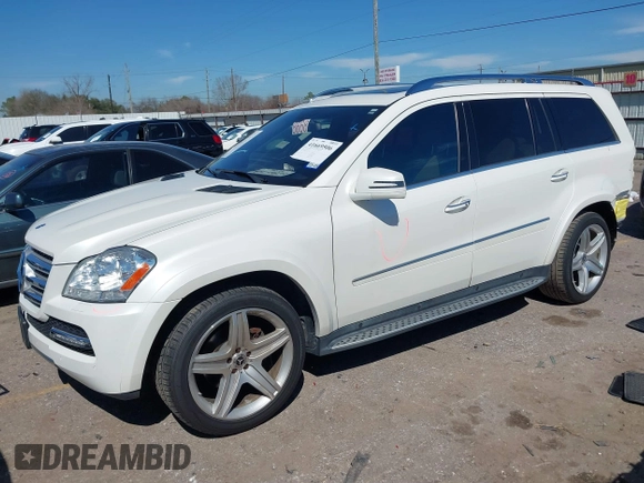 2012 Mercedes-Benz GL-Class GL 550 with VIN 4JGBF8GE5CA782121, listed as a IAAI auction lot 41669506 with 77,737 mi miles. Bid and sale history available at carsss.com. Image 17.