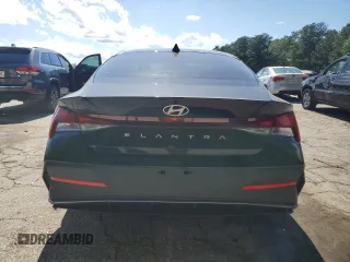 2024 Hyundai Elantra SE with VIN KMHLL4DG8RU831976, listed as a Copart auction lot 57838755 with 6,228 mi miles and Salvage title. Bid and sale history available at DreamBid. Image 6.