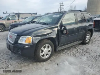 2005 GMC Envoy Denali with VIN 1GKET63M652353972, listed as a Copart auction lot 43690635 with 113,630 mi miles and Clean Title. Bid and sale history available at carsss.com. Image 1.