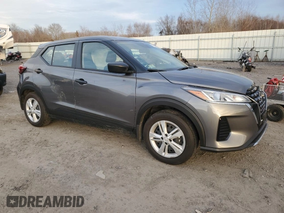 2024 Nissan Kicks S with VIN 3N1CP5BV6RL550465, listed as a Copart auction lot 41500095 with 956 mi miles and Salvage Title. Bid and sale history available at DreamBid. Image 4.