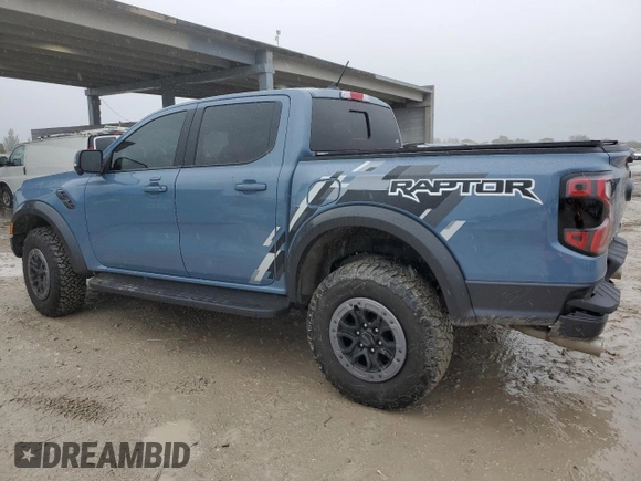 2024 Ford Ranger Raptor with VIN 1FTER4LR9RLE47810, listed as a Copart auction lot 89245225 with 769 mi miles and Salvage Title. Bid and sale history available at carsss.com. Image 2.