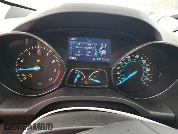 2013 Ford Escape SE with VIN 1FMCU0GX2DUB80872, listed as a Copart auction lot 85800144 with 98,304 mi miles and Salvage Title. Bid and sale history available at DreamBid. Image 9.