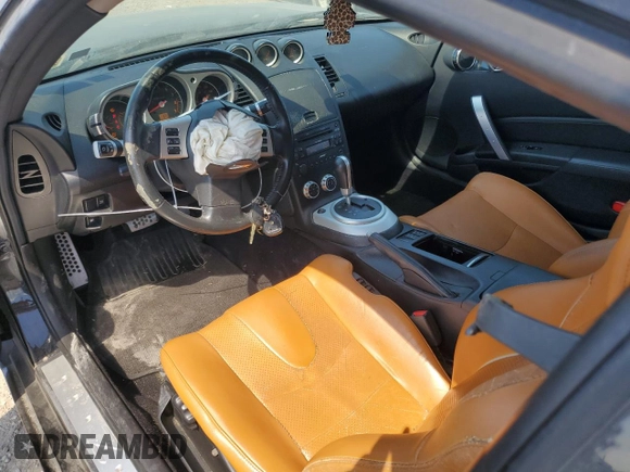 2007 Nissan 350Z with VIN JN1BZ34D27M504665, listed as a Copart auction lot 74428404 with 142,778 mi miles and Salvage Title. Bid and sale history available at DreamBid. Image 8.