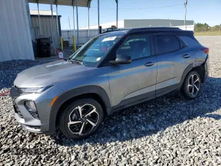 2021 Chevrolet TrailBlazer RS with VIN KL79MTSL1MB005722, listed as a Copart auction lot 47117804 with 79,070 mi miles. Bid and sale history available at carsss.com. Image 1.