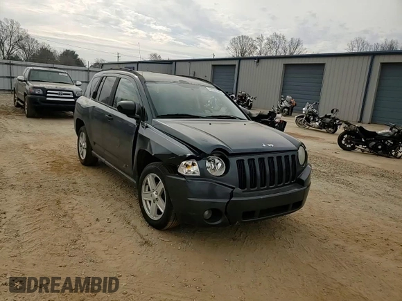 2007 Jeep Compass Sport with VIN 1J8FF47W87D130159, listed as a Copart auction lot 47032565 with 161,236 mi miles and Salvage Title. Bid and sale history available at carsss.com. Image 12.