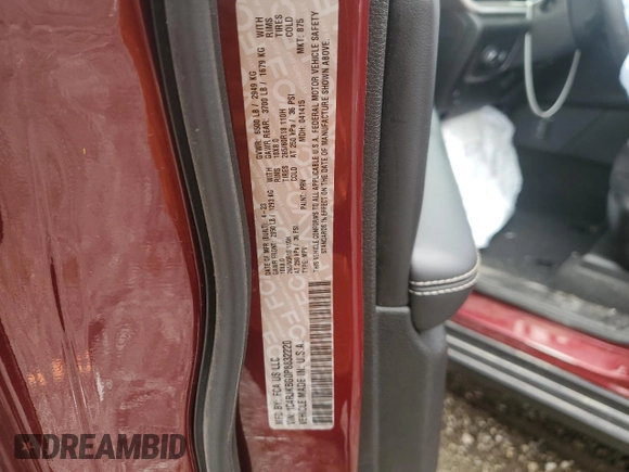 2023 Jeep Grand Cherokee Limited with VIN 1C4RJKBG0P8832220, listed as a Copart auction lot 58559685 with Not provided miles and Salvage title. Bid and sale history available at DreamBid. Image 14.