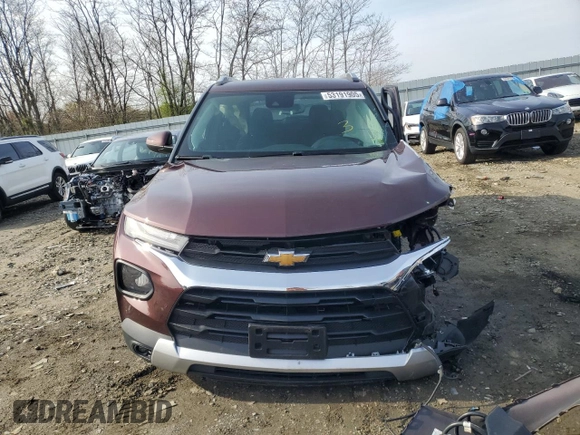 2023 Chevrolet TrailBlazer LT with VIN KL79MRSL4PB062018, listed as a Copart auction lot 53191905 with Not Provided miles and Salvage Title. Bid and sale history available at DreamBid. Image 5.