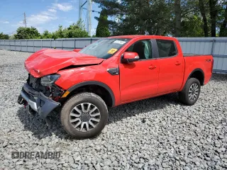 2021 Ford Ranger XL with VIN 1FTER4FH8MLD51145, listed as a Copart auction lot 57573405 with 62,133 mi miles and Salvage title. Bid and sale history available at DreamBid. Image 1.