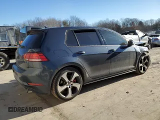 2019 Volkswagen Golf GTI S with VIN 3VW5T7AU8KM025409, listed as a Copart auction lot 41352454 with 0 mi miles. Bid and sale history available at carsss.com. Image 3.