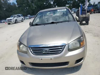 2009 Kia Spectra EX with VIN KNAFE221195600794, listed as a Copart auction lot 68090154 with 77,037 mi miles and Salvage Title. Bid and sale history available at carsss.com. Image 5.