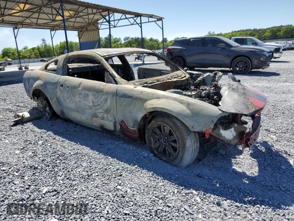 2005 Ford Mustang Deluxe with VIN 1ZVFT80N455159946, listed as a Copart auction lot 54315545 with Not provided miles and Non repairable. Bid and sale history available at DreamBid. Image 4.