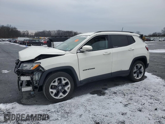 2021 Jeep Compass Limited with VIN 3C4NJCCB4MT573462, listed as a Copart auction lot 86375964 with 99,714 mi miles and Salvage Title. Bid and sale history available at carsss.com. Image 1.
