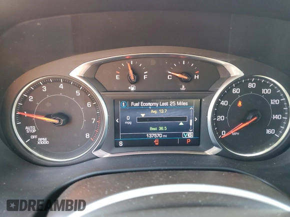 2020 GMC Acadia SLE with VIN 1GKKNKLS5LZ141606, listed as a Copart auction lot 48434455 with 137,570 mi miles and Clean Title. Bid and sale history available at carsss.com. Image 9.