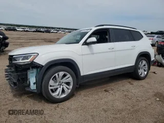 2023 Volkswagen Atlas SE with VIN 1V2HR2CA5PC523644, listed as a Copart auction lot 61147285 with 26,090 mi miles and Salvage title. Bid and sale history available at DreamBid. Image 1.