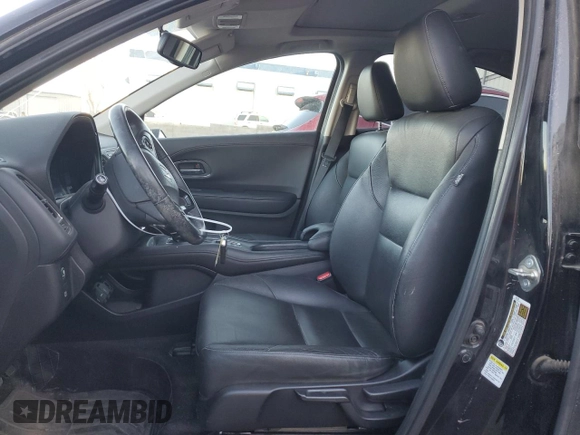 2016 Honda HR-V EX-L w/Navi with VIN 3CZRU6H73GM757539, listed as a Copart auction lot 48210275 with 0 mi miles and Salvage Title. Bid and sale history available at carsss.com. Image 7.